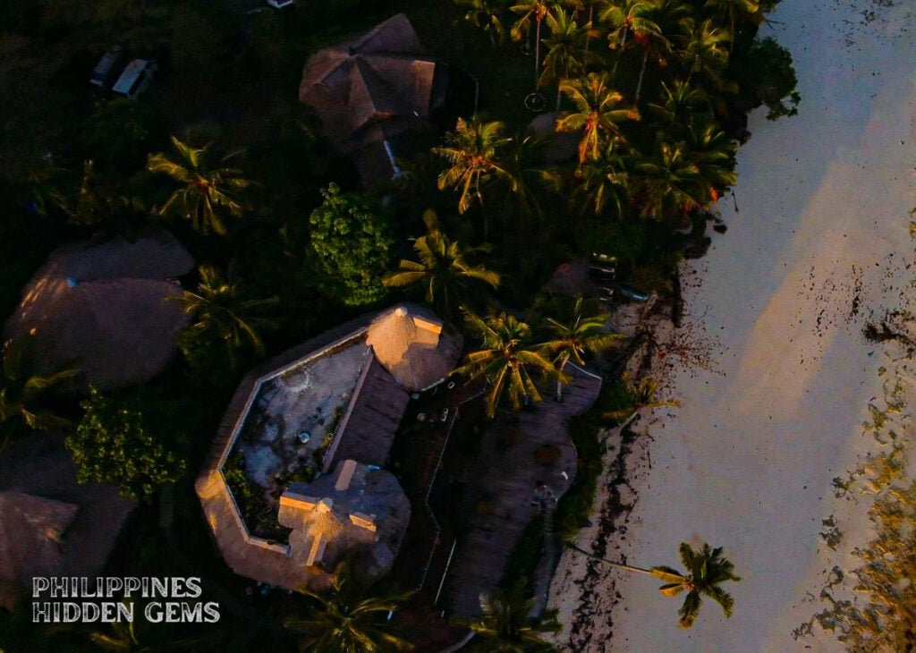 Beachfront resort in Siquijor with white sand beach