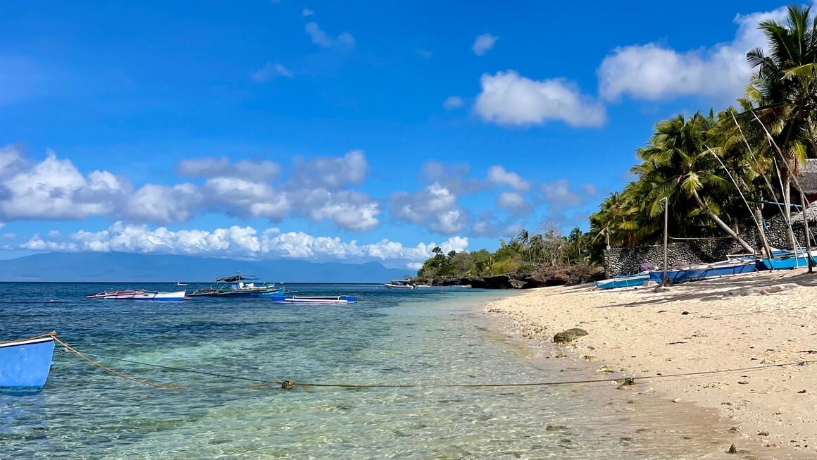 Tubod Beach with crystal clear waters for snorkeling