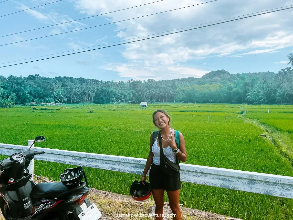 View from Mount Bandilaan overlooking Siquijor island